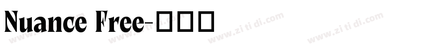 Nuance Free字体转换